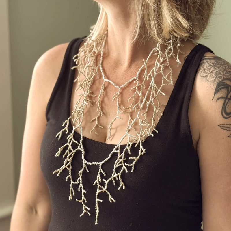 Seaweed Beaded Necklace