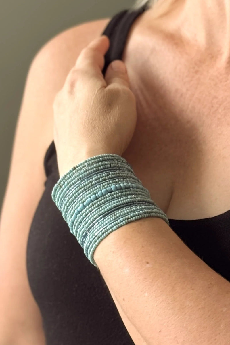 Simple Beaded Cuff