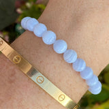 Periwinkle Blue Lace Agate