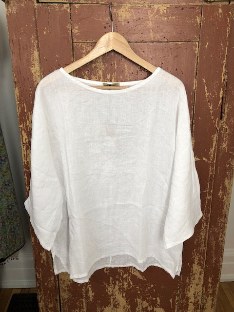 Solid Linen Top