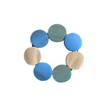 Wooden Disc Bracelet