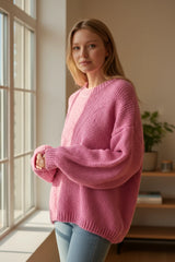 Chunky Knit Crew Sweater
