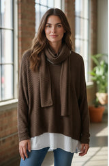 Honeycomb 2pc Top w/ Scarf