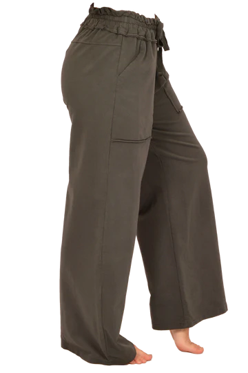 Wide Leg Tie Waist Pant