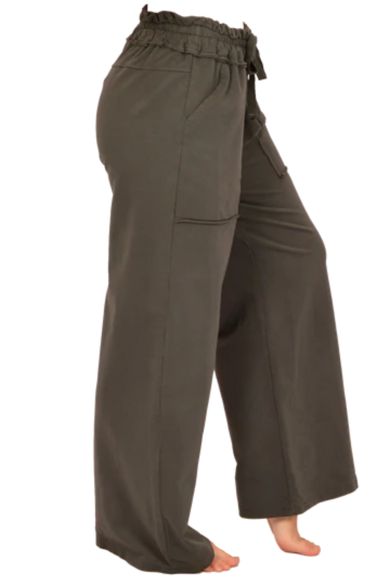 Wide Leg Tie Waist Pant