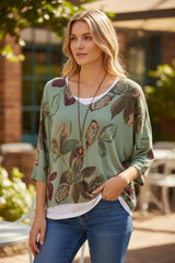 Fall Foliage 2pc Top w/ Tank