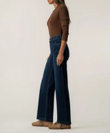 Jean HR Wide Leg Clean Hem