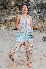 Tie Dye Lapis Ombre Romper