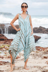 Simple Bone Tie Dye Romper