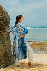 Bone Tie Dye Kimono