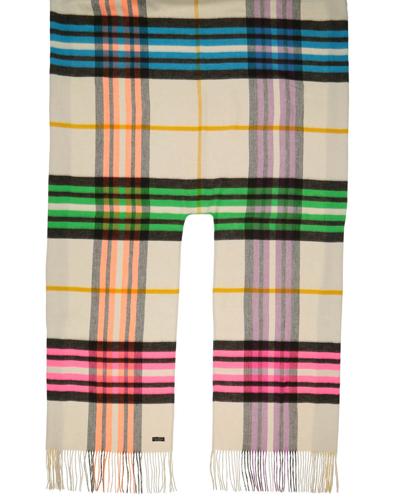 Plaid Doubleface Ruana