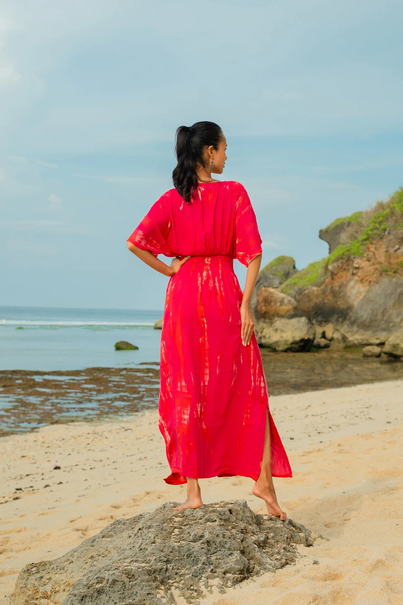 Bone Tie Dye Maxi Dress