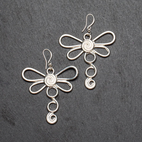 Large Dragonfly Earrings