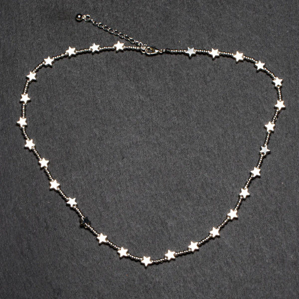 Short Star Necklace SILVER