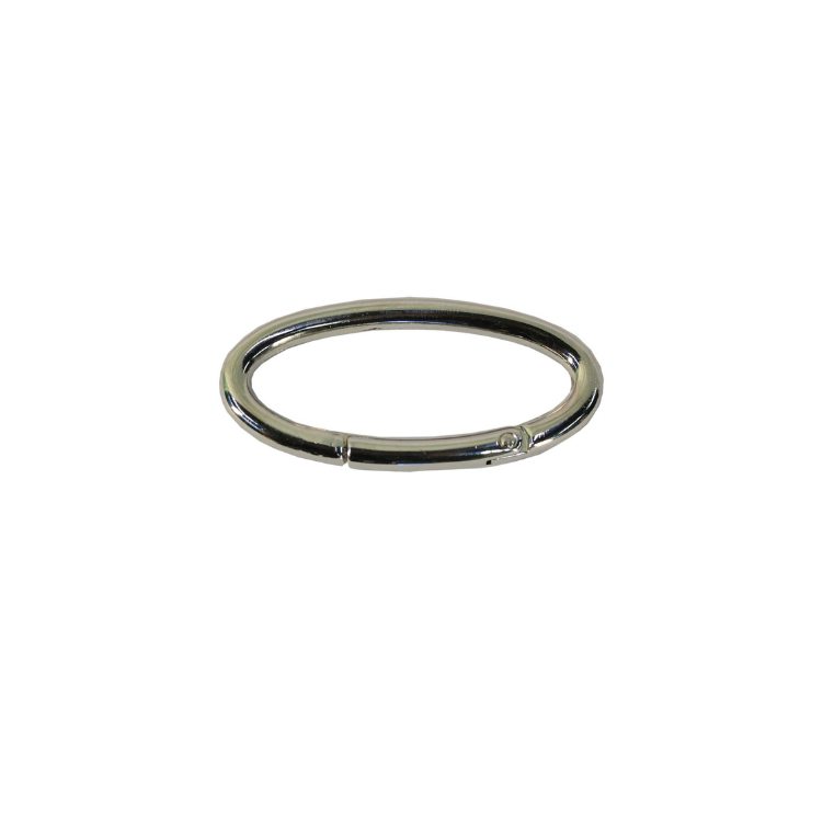 Silver Oval Closure - 48mm/1.9 Inches