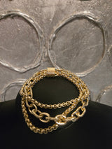 Multi Gold Bracklet Stack