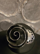 The Black Swirl Brooch