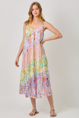 Spring Floral Maxi Dress