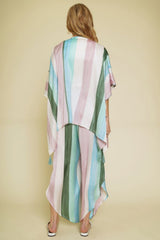 Pastel Stripe  Kimono