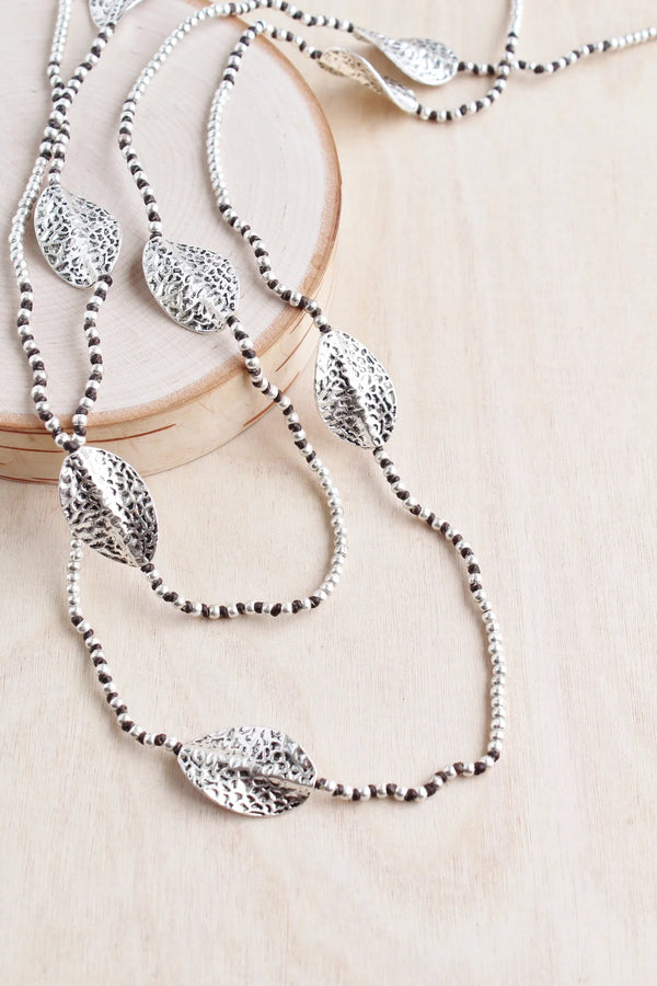 Leaf Layering Alloy Necklace