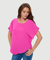 Flowy Short Sleeve Top