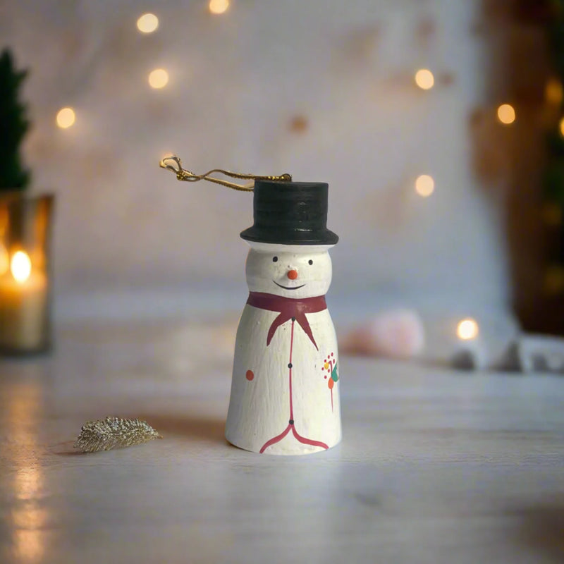 Top Hat Snowman Ornament