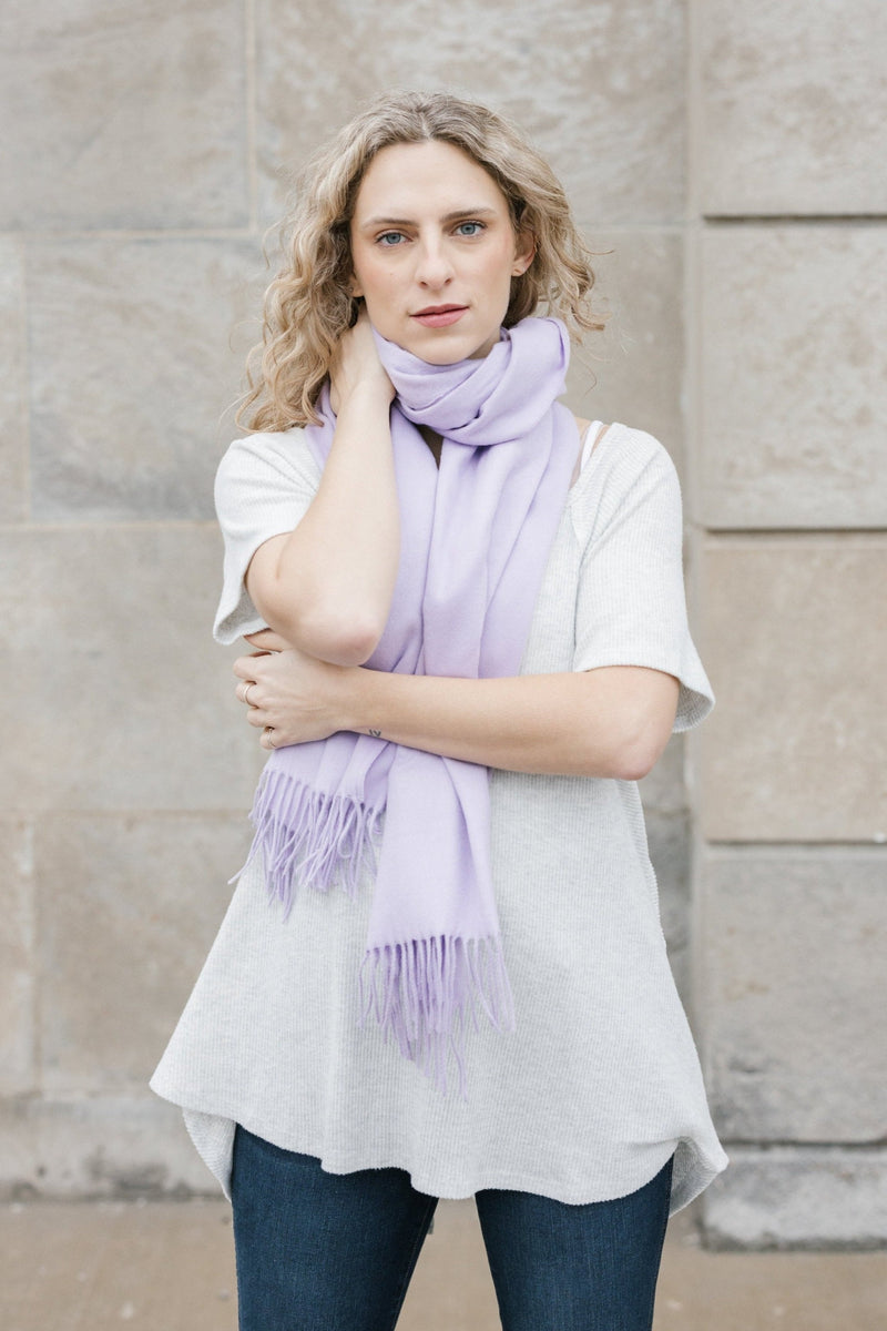 Solid Cashmink Oversize Scarf