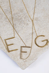 Sideways Letter Necklace Jewelry - The Post Office by Shannon Passero. Fashion Boutique in Thorold, Ontario