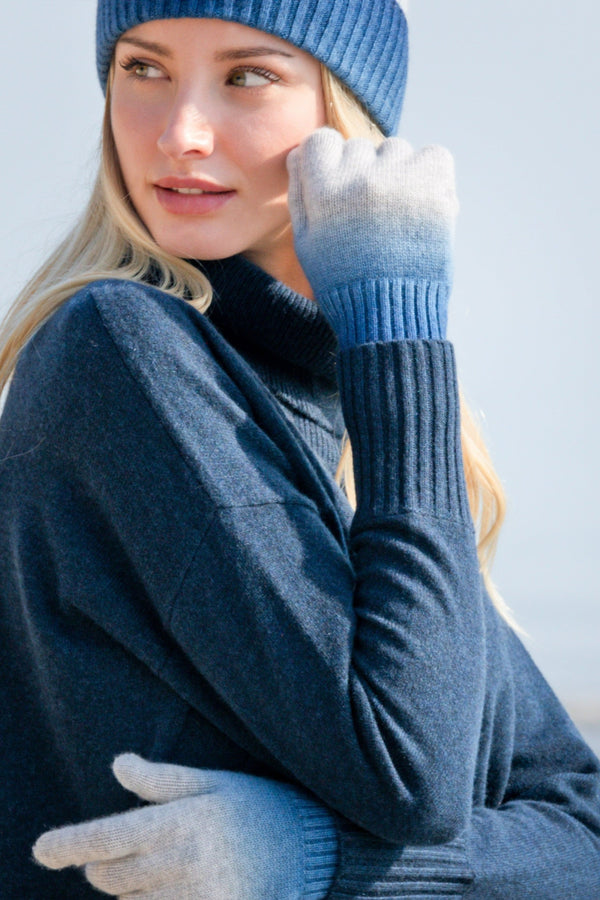 Dip Dye Cashmere Gloves