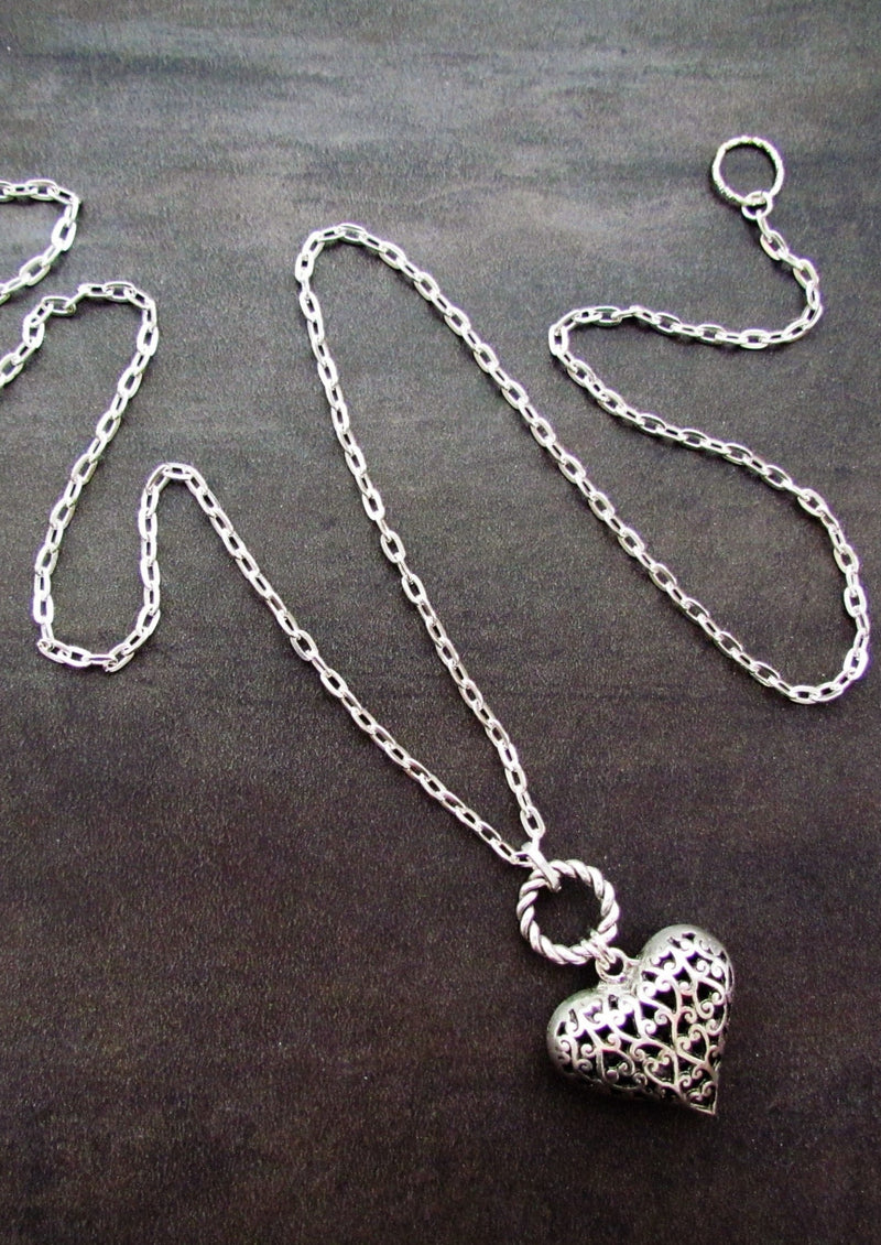 Filigree Heart Necklace