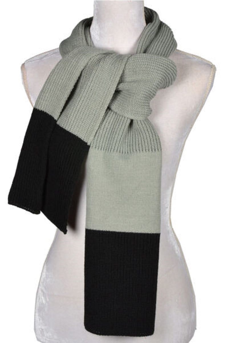 Colour Block Two Tone Scarf