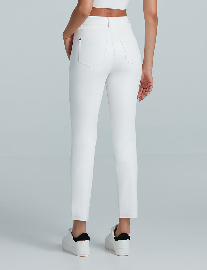 Faux Leather Five Pocket Pant