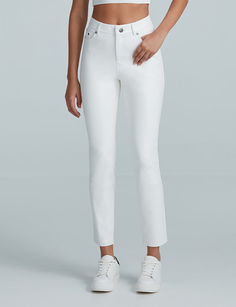 Faux Leather Five Pocket Pant