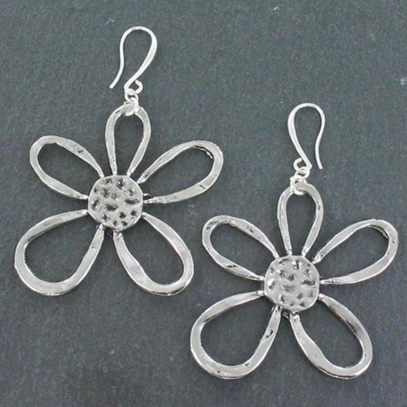 Open Flower Earrings